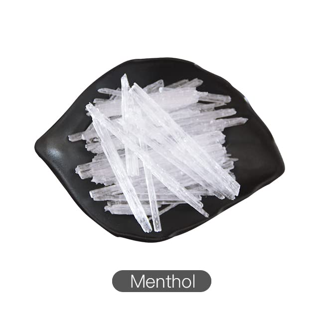 NatureVit Menthol Crystals | Natural Peppermint Crystals | For Inhalation, Skin, Hair, DIY Beauty & Aroma Therapy