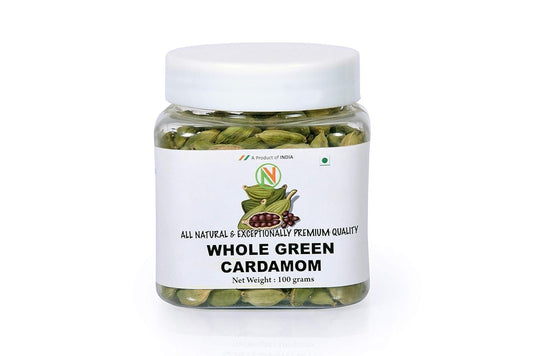 NatureVit Whole Green Cardamom – Bold, Premium Kerala Elaichi