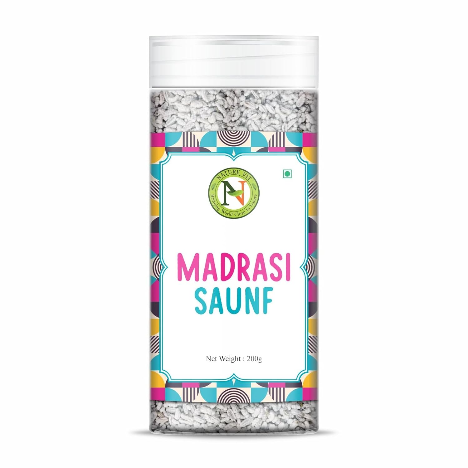 NatureVit Madarasi Saunf | Sweet Minty Fennel Digestive Mukhwas