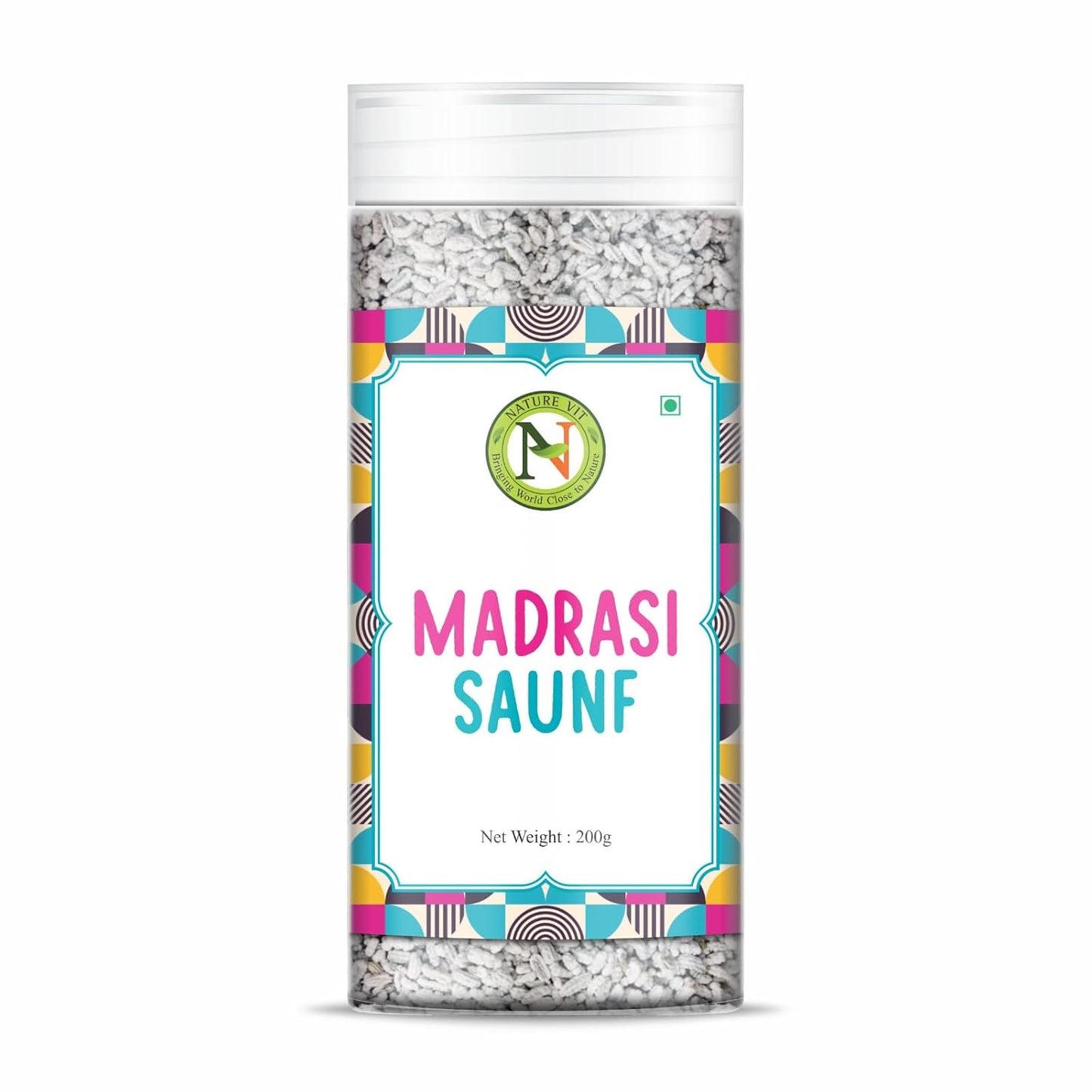 NatureVit Madarasi Saunf | Sweet Minty Fennel Digestive Mukhwas