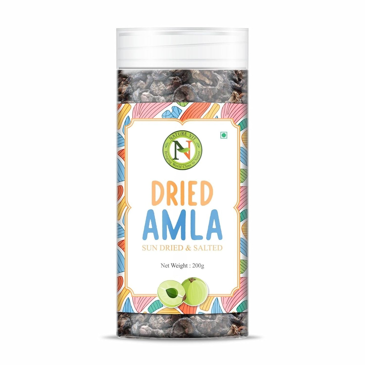 NatureVit Dried Amla – Lightly Salted, Vitamin C-Rich Snack