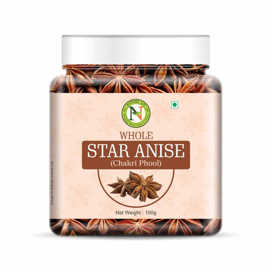 NatureVit Star Anise – Chakri Phool | Aromatic Spice Imported from Vietnam