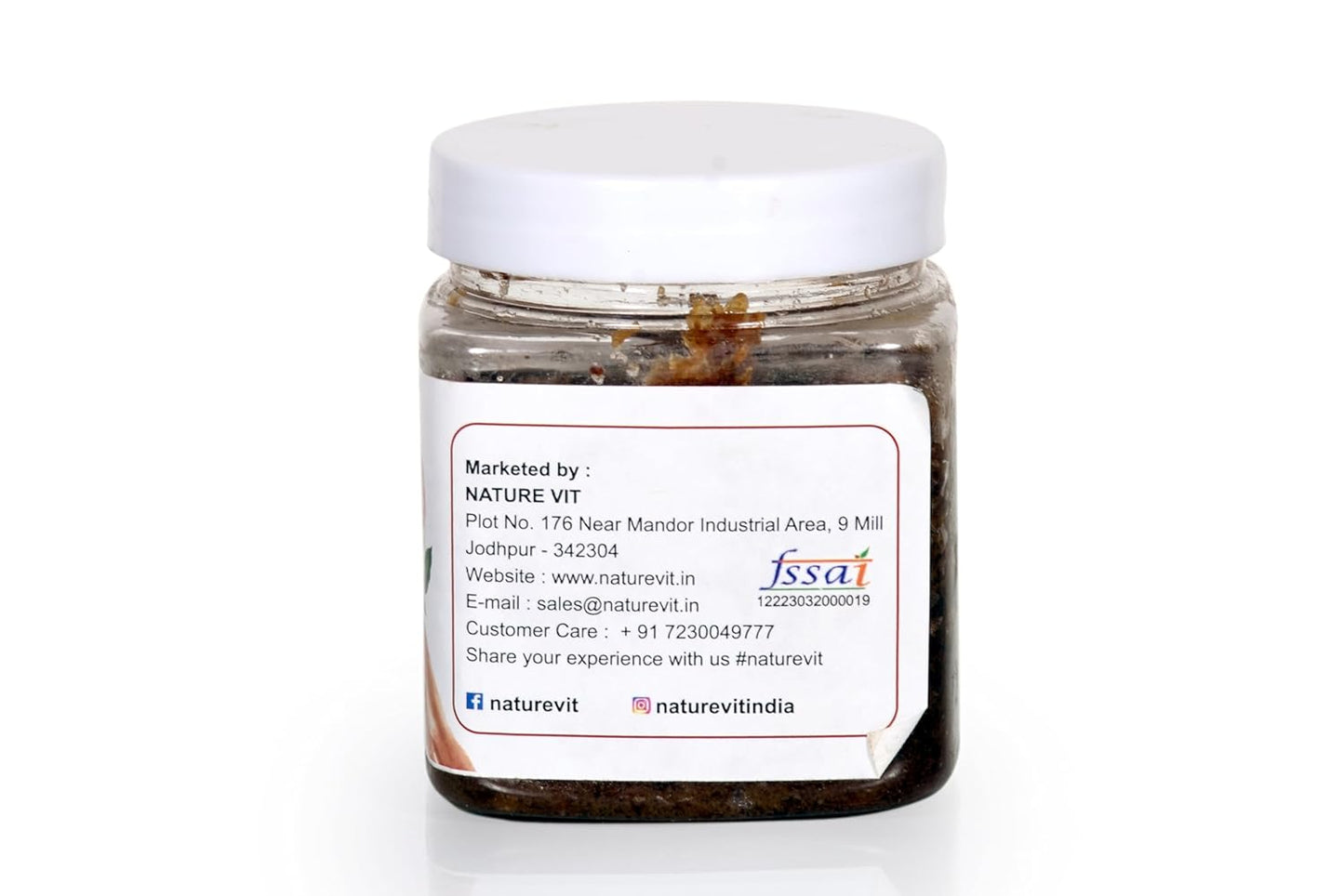 NatureVit Gulkand Jar – 100% Natural Rose Petal Jam with Dhaga Mishri