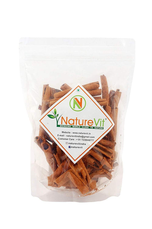 NatureVit Cinnamon Sticks – Whole Dalchini for Aromatic Cooking
