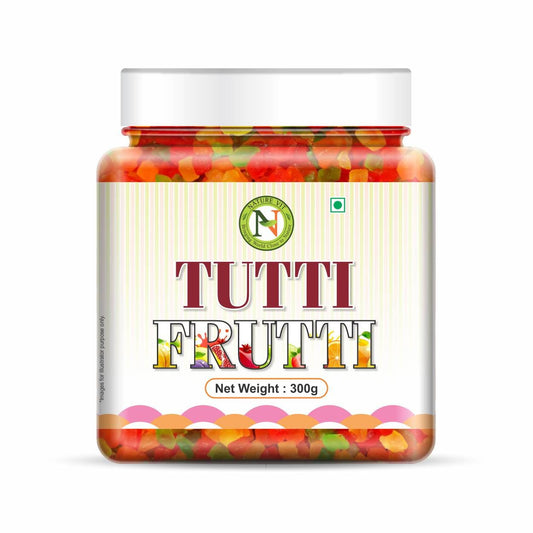 NatureVit Cherry Tutti Frutti | Vibrant Cake & Dessert Topping | Ideal for Ice Cream, Cookies & Pastries