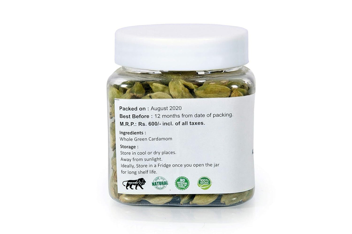 NatureVit Whole Green Cardamom – Bold, Premium Kerala Elaichi