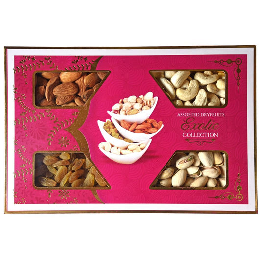 NatureVit Dry Fruits Gift Pack – Cashew, Almond, Pistachios & Raisins