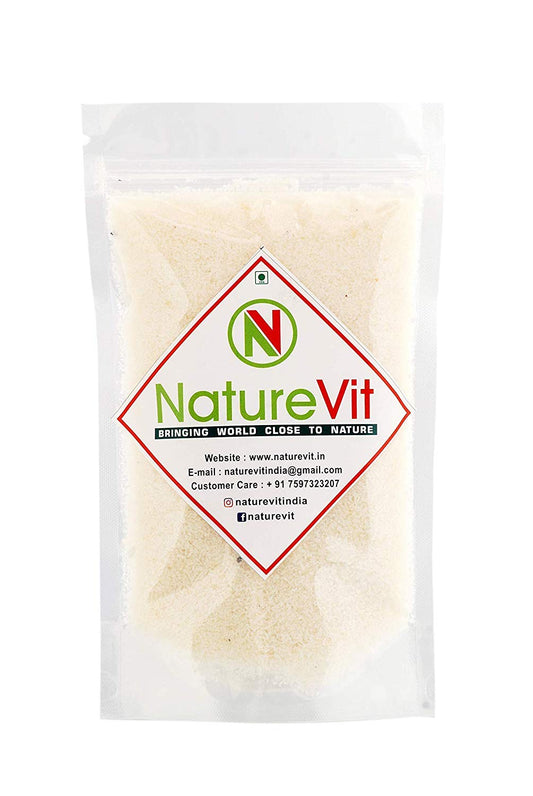 NatureVit Desiccated Coconut Powder – 100% Pure Nariyal Burada for Cooking & Baking