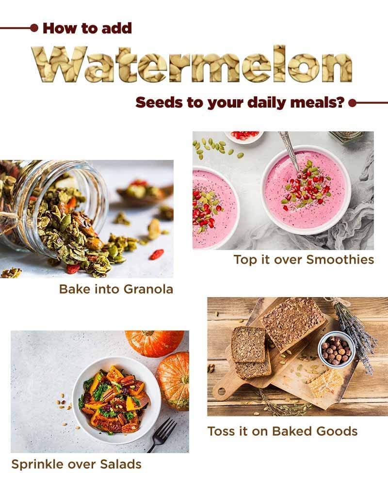 NatureVit Watermelon Kernel Seeds | Tarbooj Magaz | Skinless Seeds for Indian Gravies & Baking