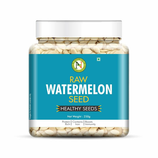 NatureVit Watermelon Kernel Seeds | Tarbooj Magaz | Skinless Seeds for Indian Gravies & Baking