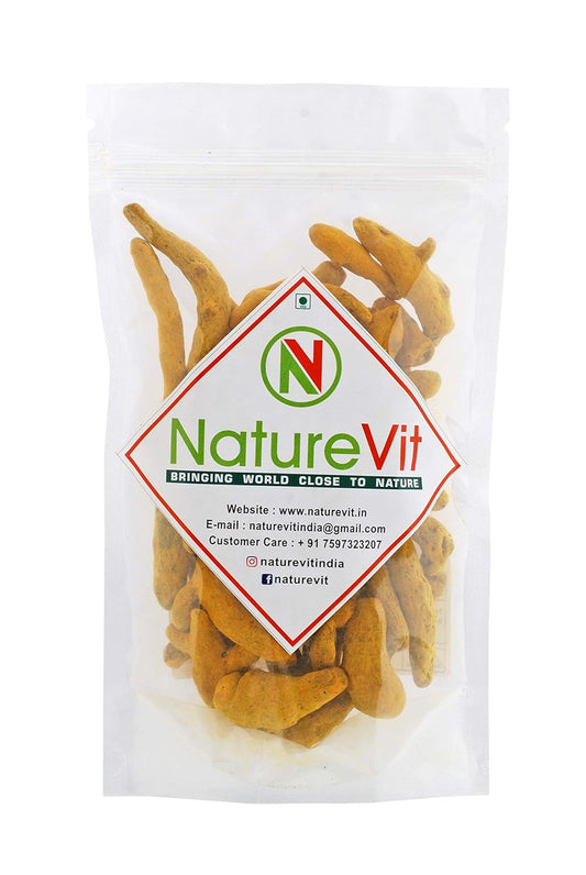 NatureVit Whole Turmeric Sticks – Haldi Gaanth for Pooja & Cooking