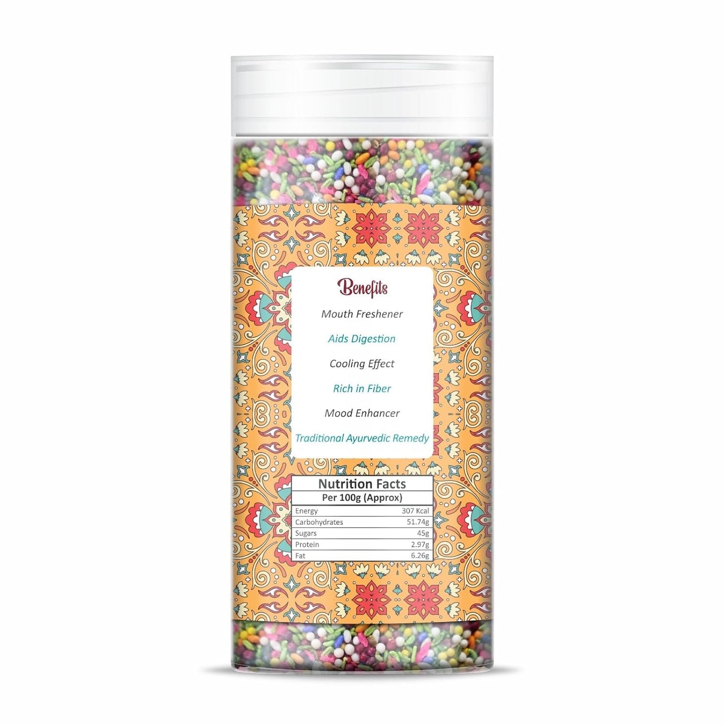 NatureVit Rajasthani Paan Mukhwas – Royal Rajasthani Meetha Paan Mix with Rose, Fennel & Cardamom – Mouth Freshener