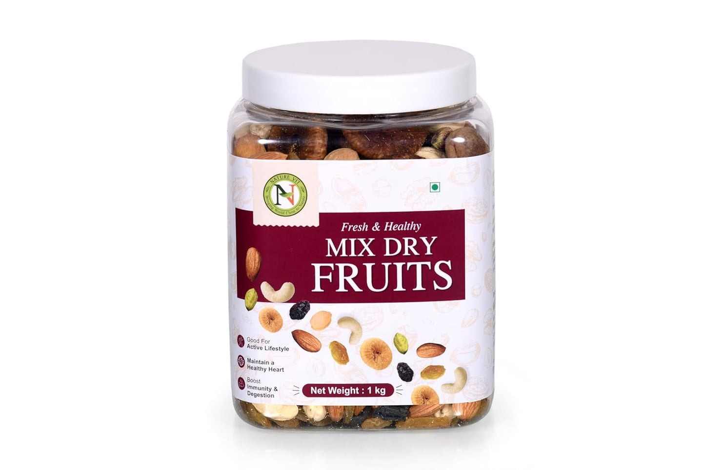 NatureVit Mix Dry Fruits & Nuts – Premium Healthy Snack Blend
