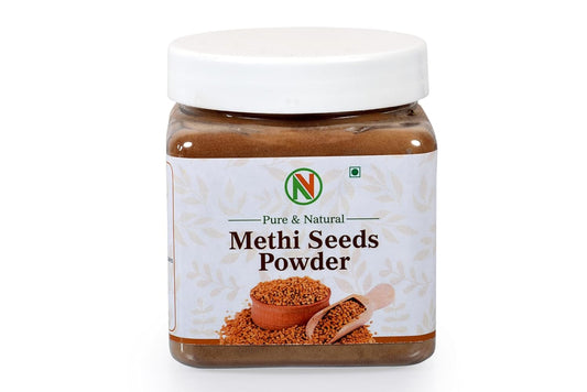 NatureVit Fenugreek Seeds Powder – Pure Methi Powder for Cooking