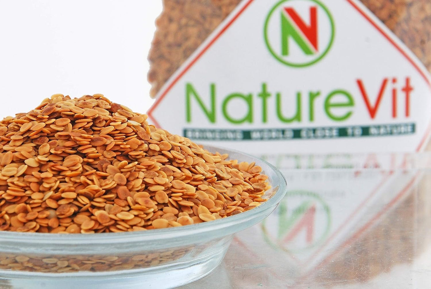 NatureVit Roasted Dhana Dal Mukhwas – Premium Split Coriander Seeds Mouth Freshener
