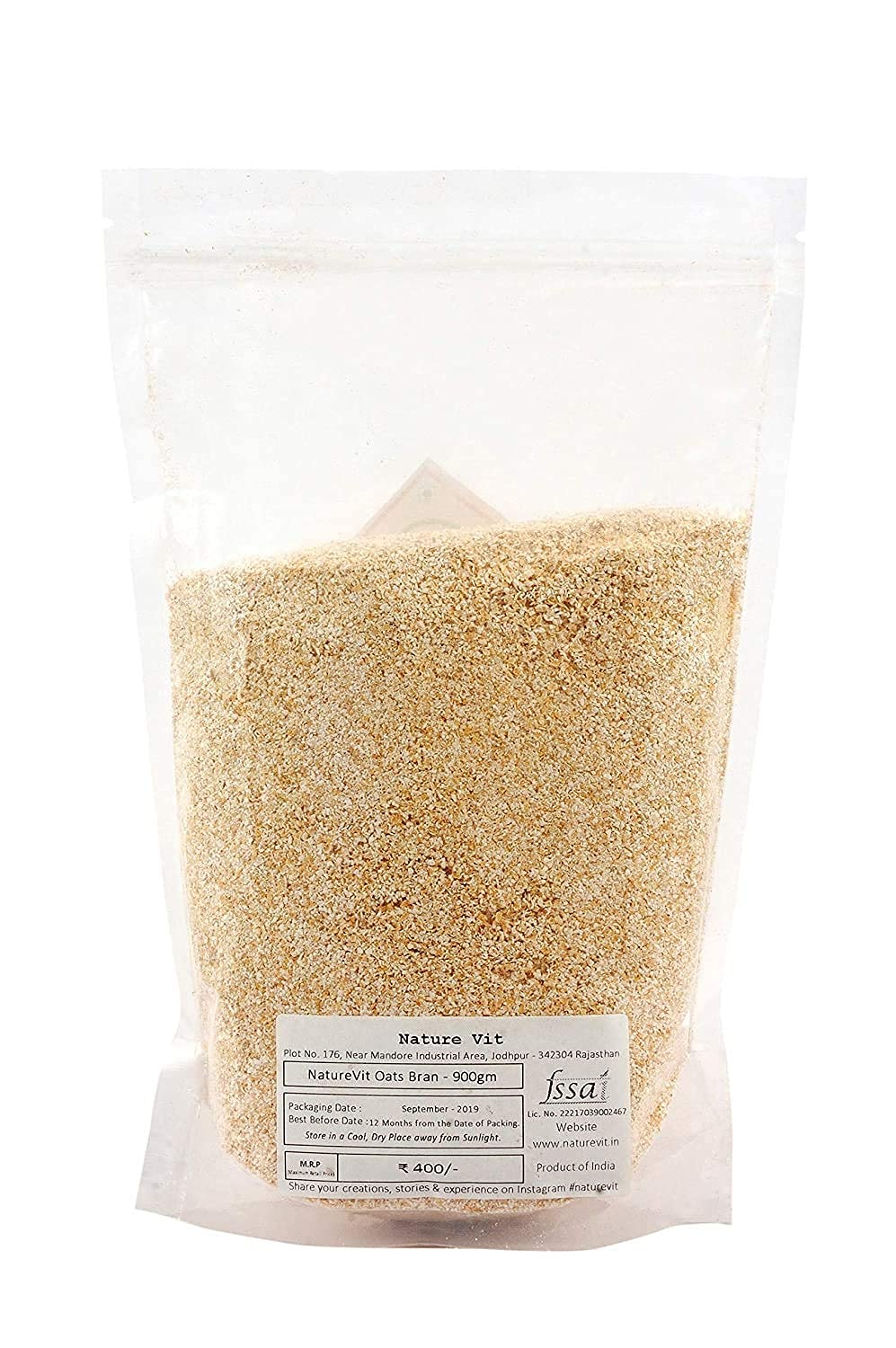 NatureVit Oats Bran – High-Fiber Hot Cereal for Healthy Living