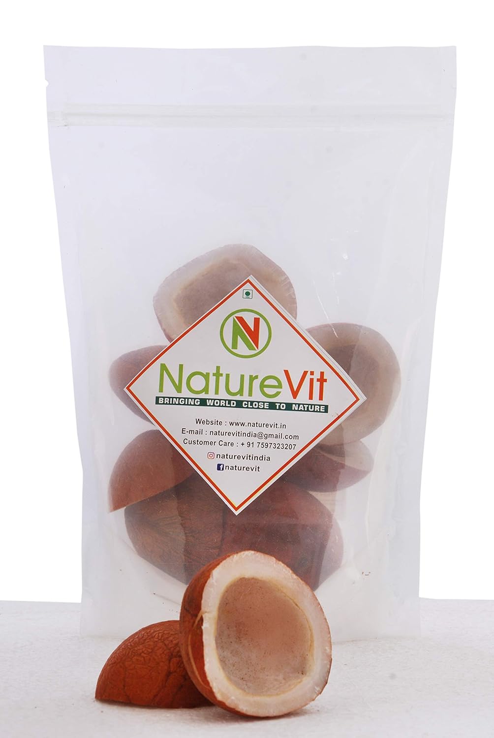 NatureVit Dry Coconut Halves ā Premium Dried Copra for Cooking & Snacking