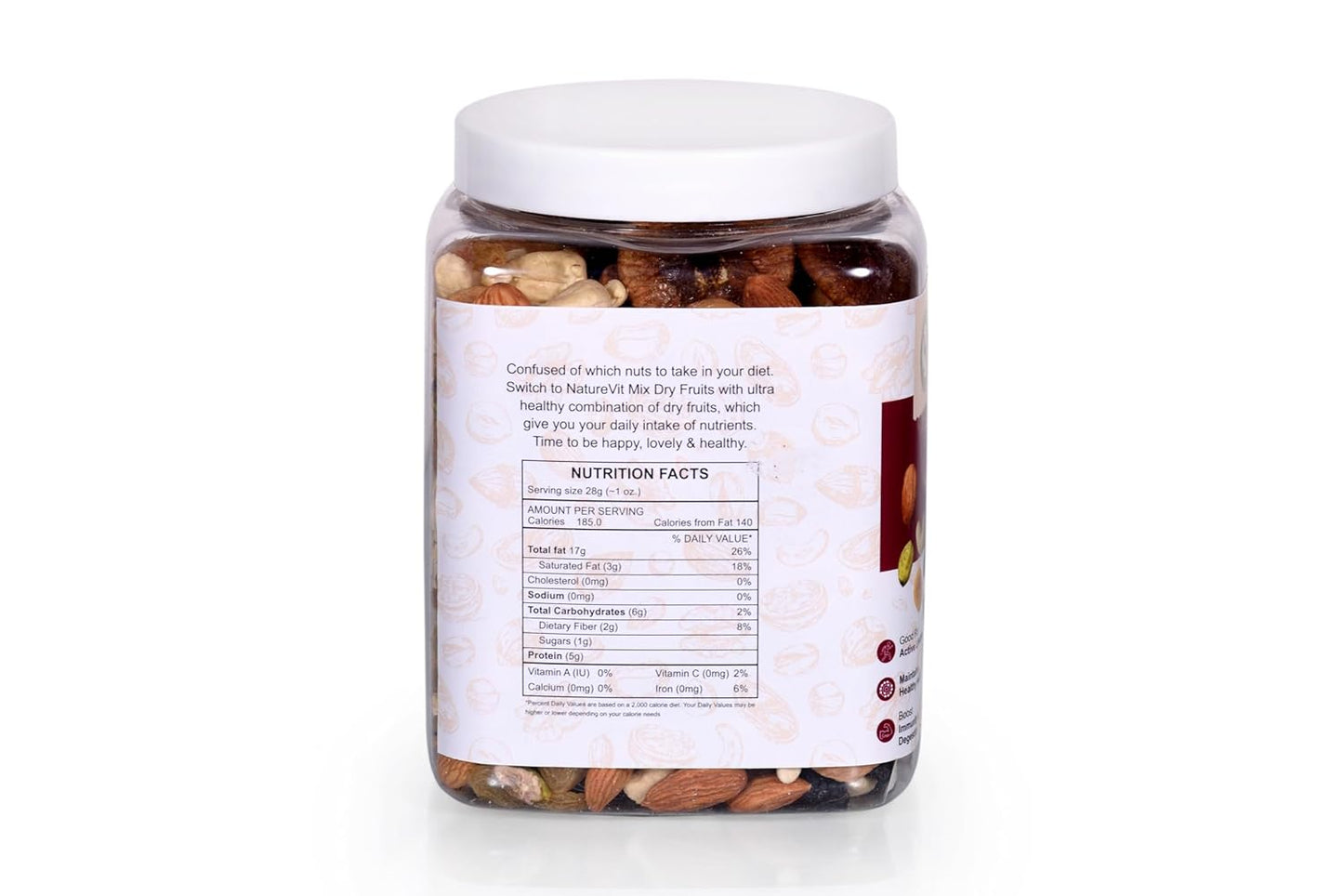 NatureVit Mix Dry Fruits & Nuts – Premium Healthy Snack Blend