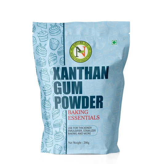 NatureVit Xanthan Gum Powder | Food-Grade Stabilizer & Thickener | Ideal for Gluten-Free Baking, Sauces & Dressings