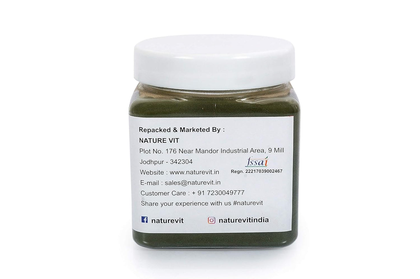 Nature Vit Natural Spirulina Powder | Vegan Superfood | Detox Supplement | Protein & Mineral-Rich | Immunity & Energy Booster