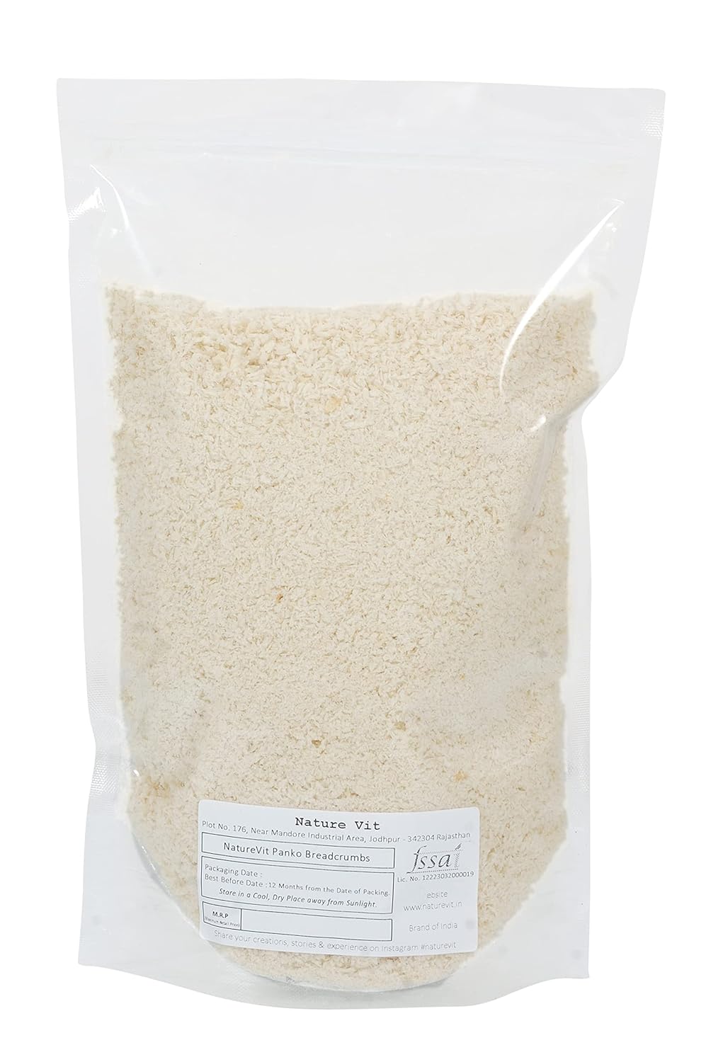 NatureVit Natural Panko Breadcrumbs – Crispy, Light & Oil-Absorbing