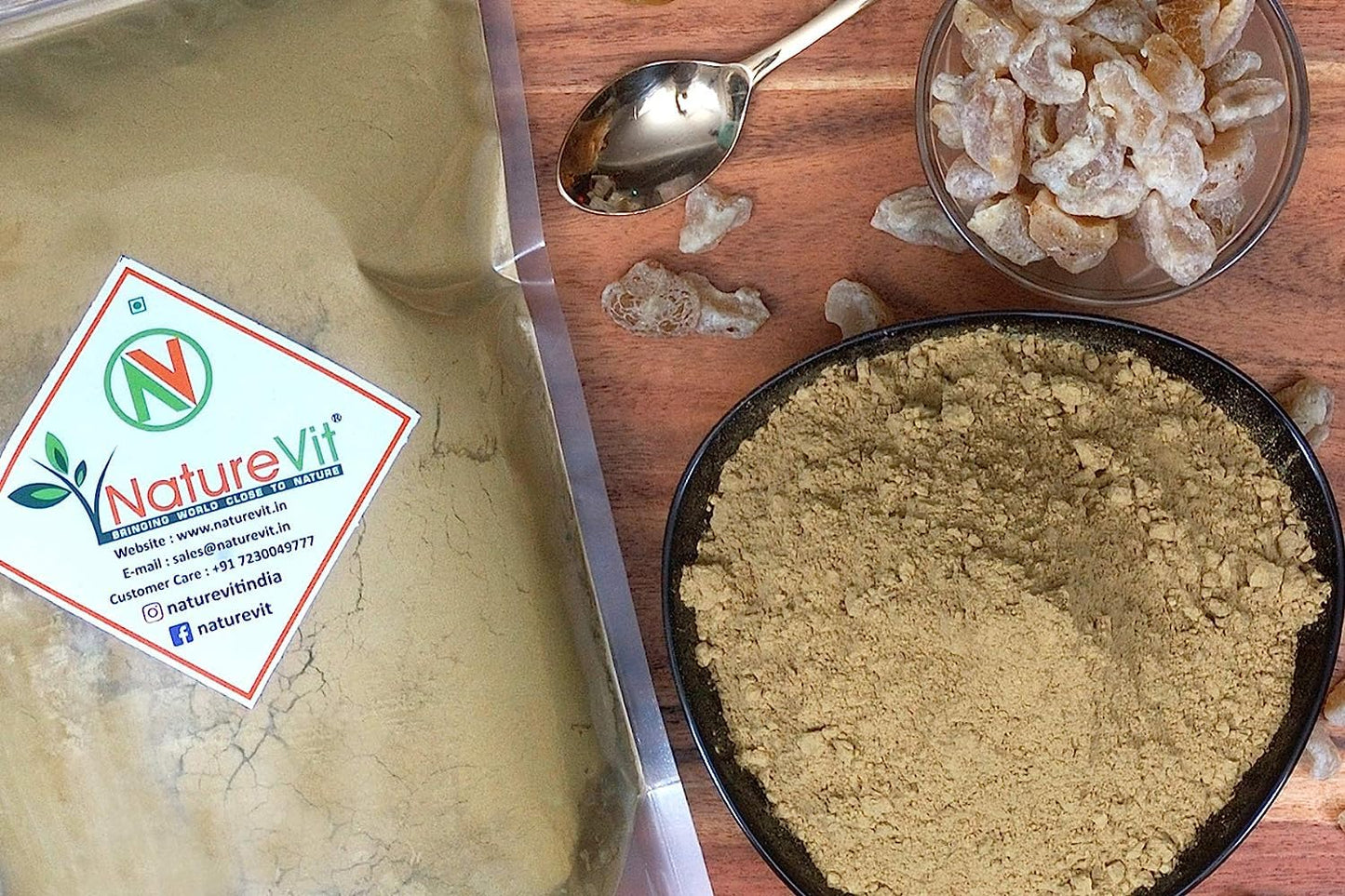 NatureVit Amla Powder โ Pure Indian Gooseberry for Eating & Wellness