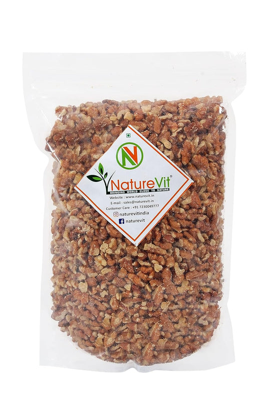 NatureVit Broken Walnut Kernels – Akhrot Without Shell, Natural
