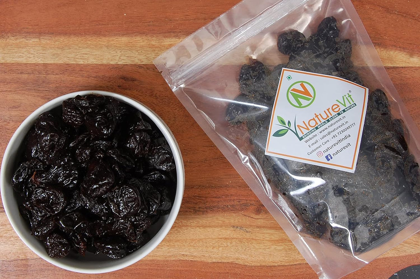 NatureVit Premium Pitted Prunes – Soft, Moist & Delicious | Imported from USA