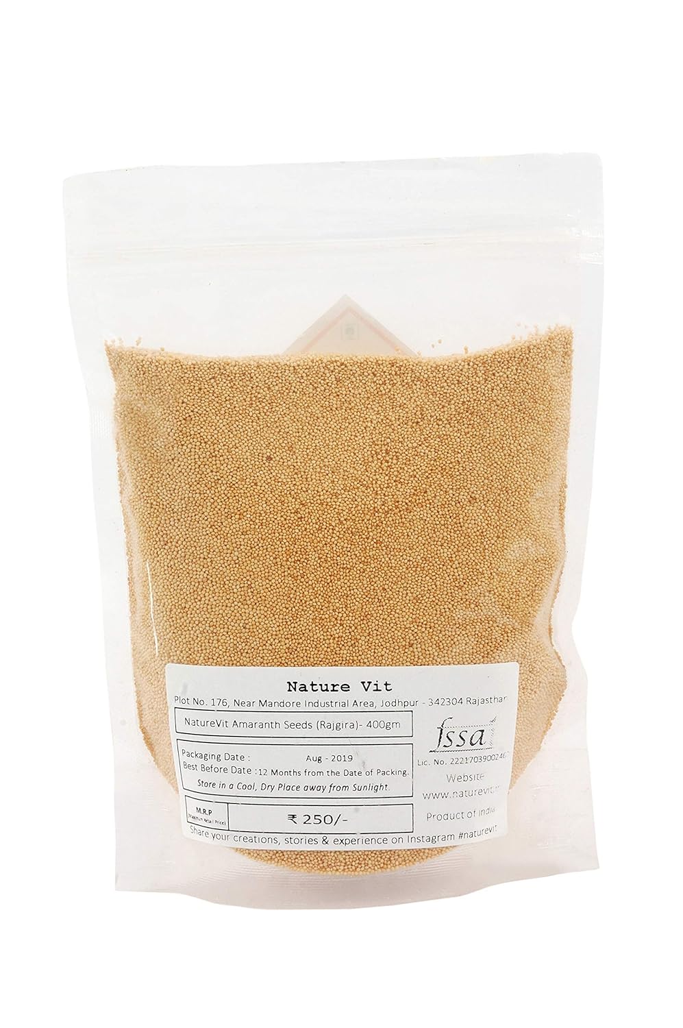 NatureVit Amaranth Seeds | Rajgira | Gluten-Free Superfood