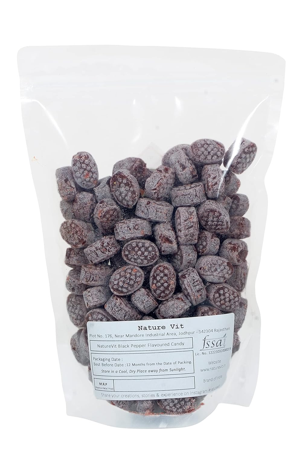NatureVit Black Pepper Candy – Spicy & Sweet Kali Mirch Treat