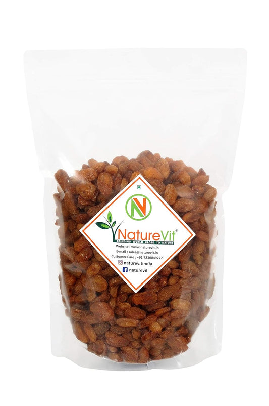NatureVit Munakka Raisins – King Size, Seeded, Premium Dry Fruits