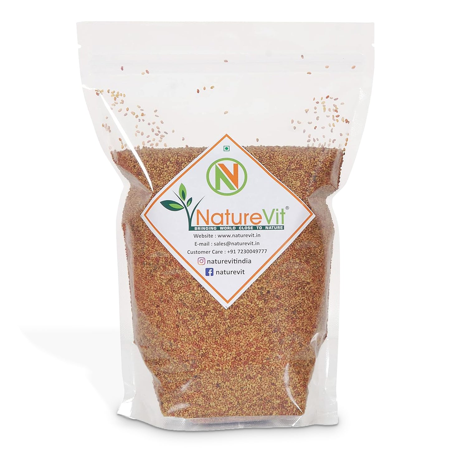 NatureVit Alfalfa Seeds for Sprouting | Non-GMO | Nutrient-Rich Microgreens