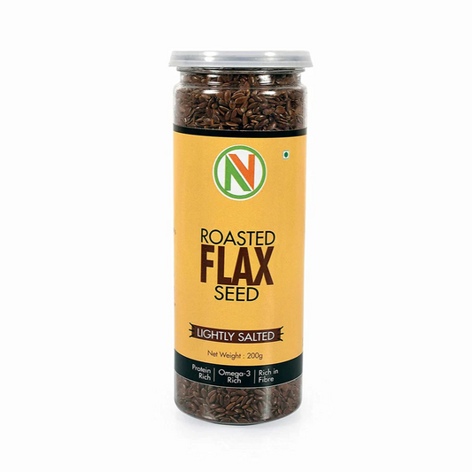 NatureVit Roasted Flax Seeds | Heart-Healthy, High-Fiber Superfood