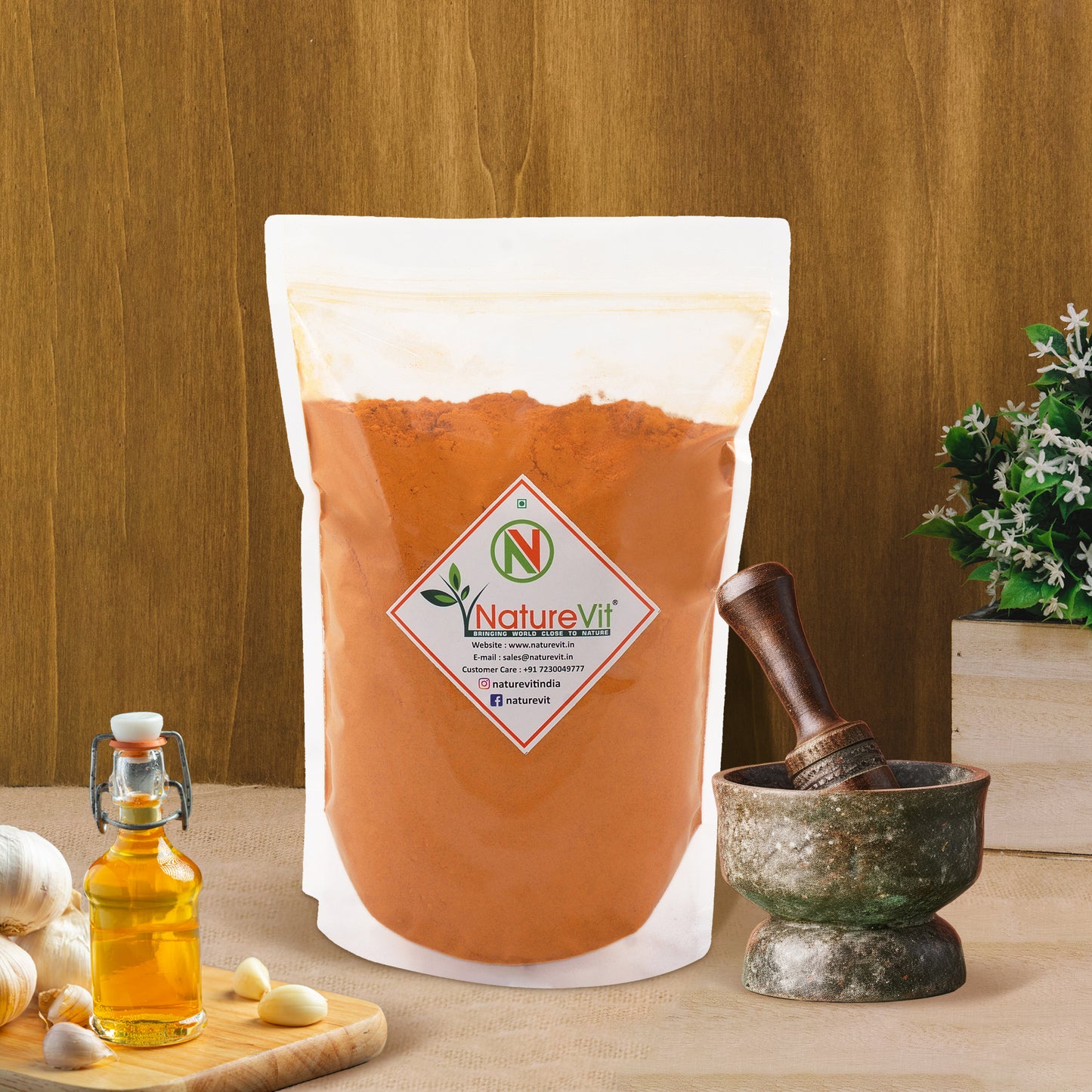 NatureVit Organic Lakadong Turmeric Powder