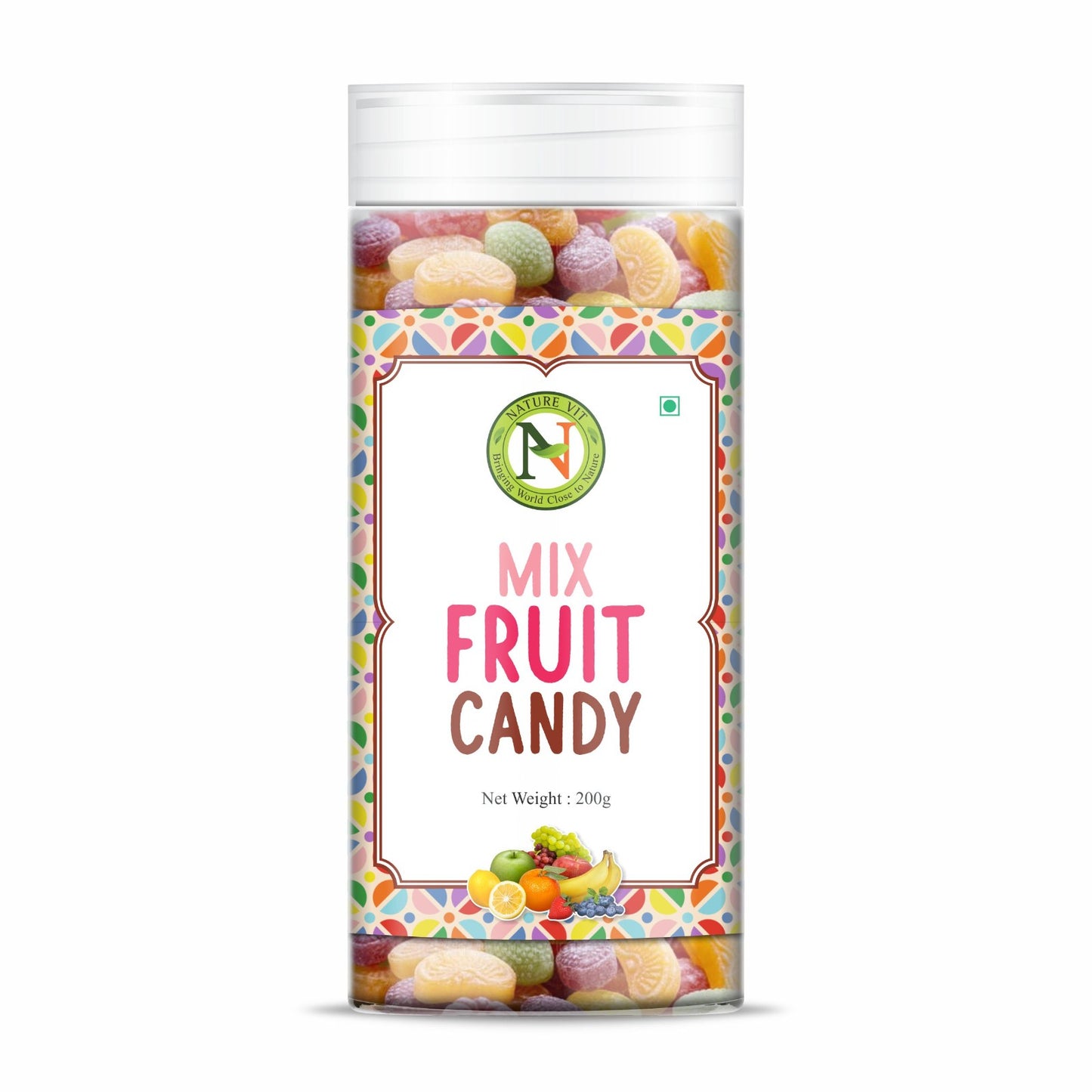 NatureVit Mix Fruit Candy โ Khati Mithi Goli Mouth Freshener