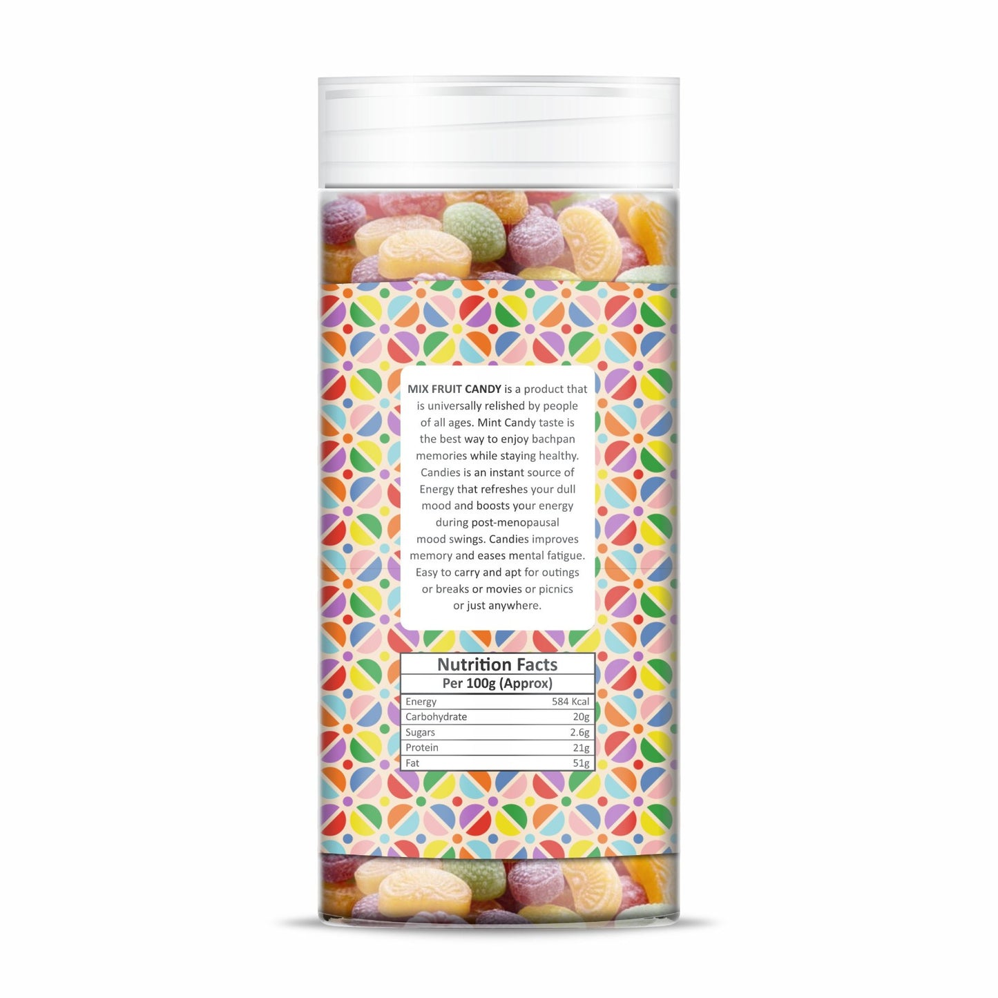 NatureVit Mix Fruit Candy โ Khati Mithi Goli Mouth Freshener