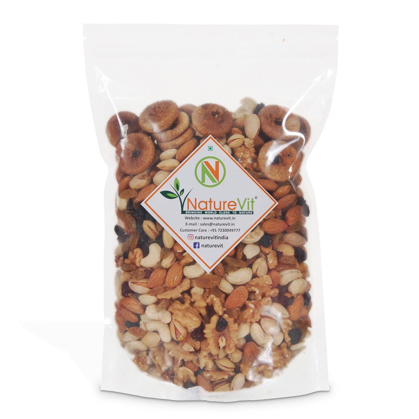 NatureVit Mix Dry Fruits & Nuts – Premium Healthy Snack Blend