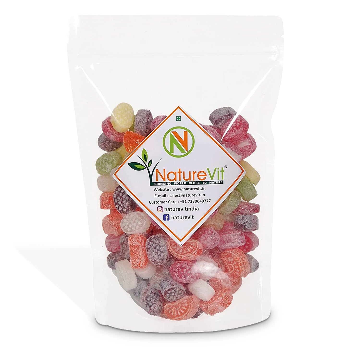 NatureVit Mix Fruit Candy โ Khati Mithi Goli Mouth Freshener