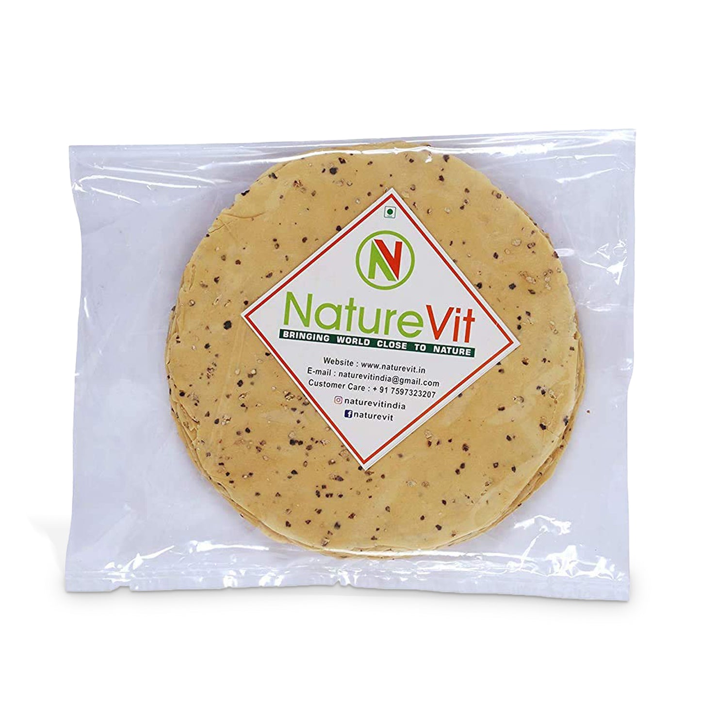 NatureVit Moong Papad (Handmade, Spicy and Rajasthani Flavour)