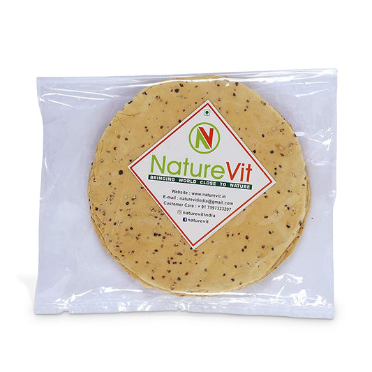 Nature Vit Handmade Moong Papads – Medium Spicy Rajasthani Flavor