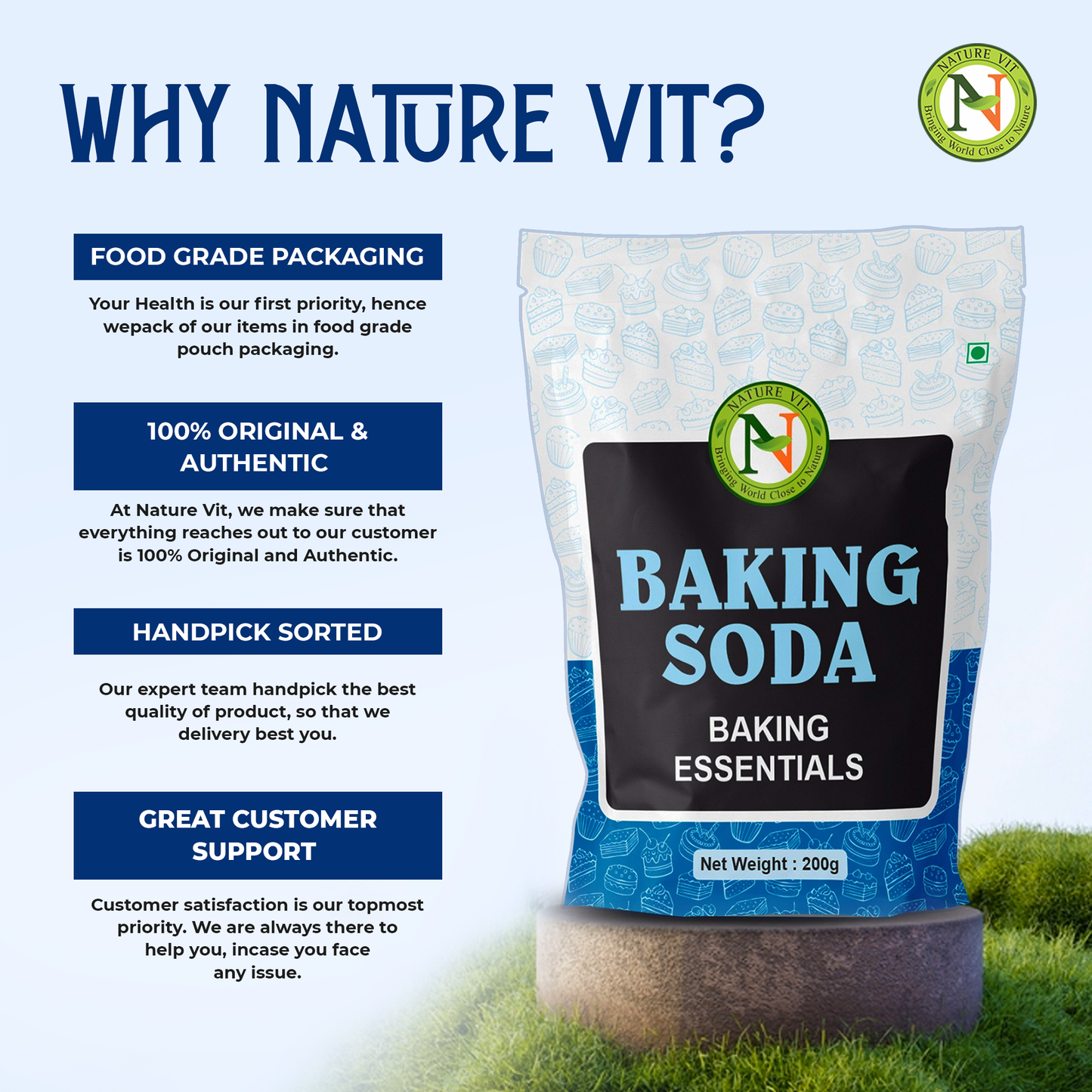 NatureVit Baking Soda
