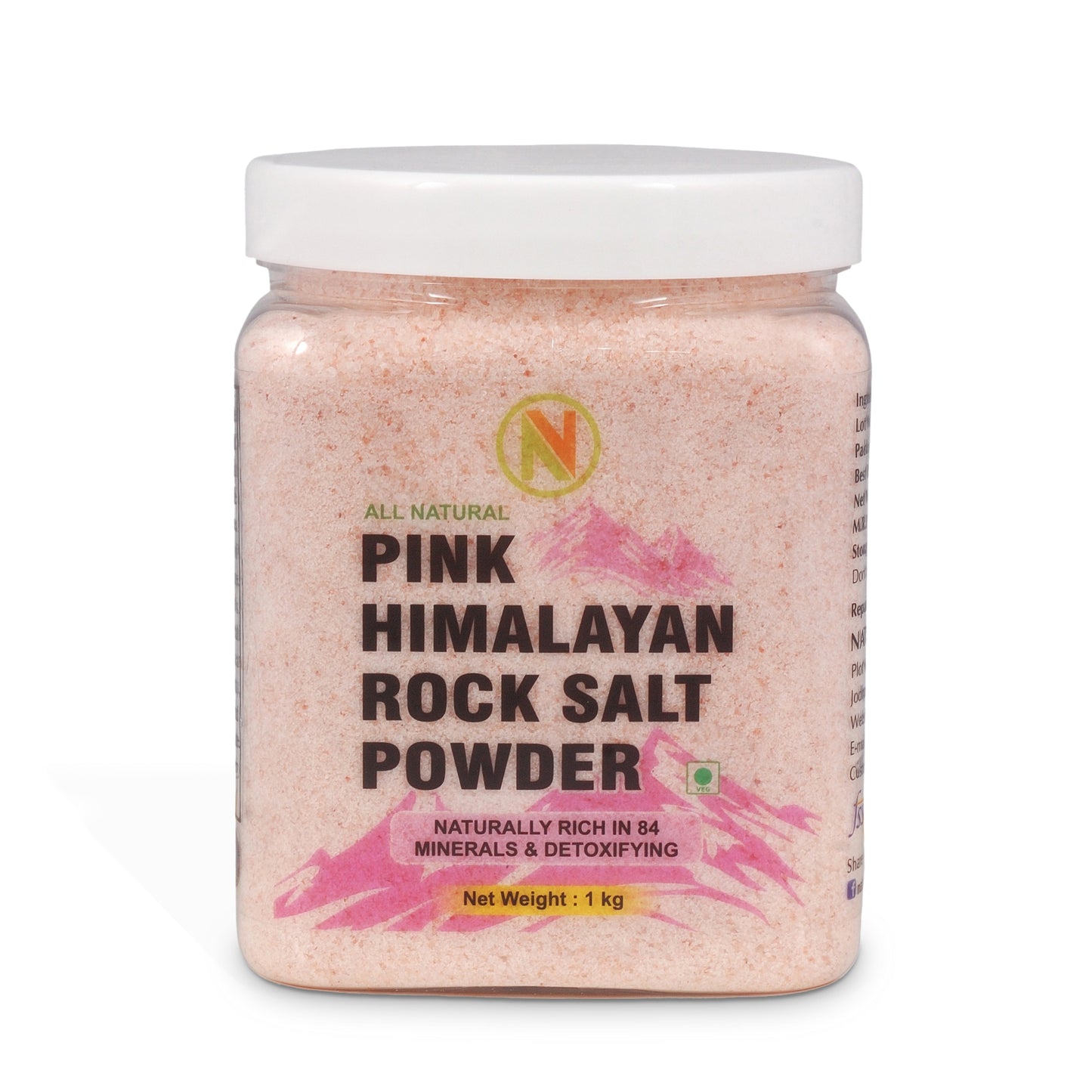 NatureVit Himalayan Pink Rock Salt Powder