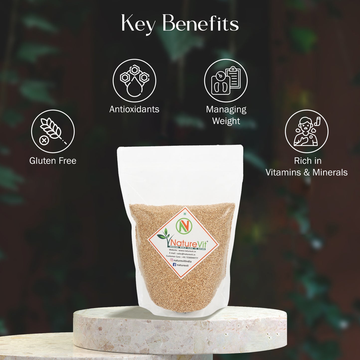NatureVit Quinoa Seeds – Gluten-Free Superfood for Healthy Living