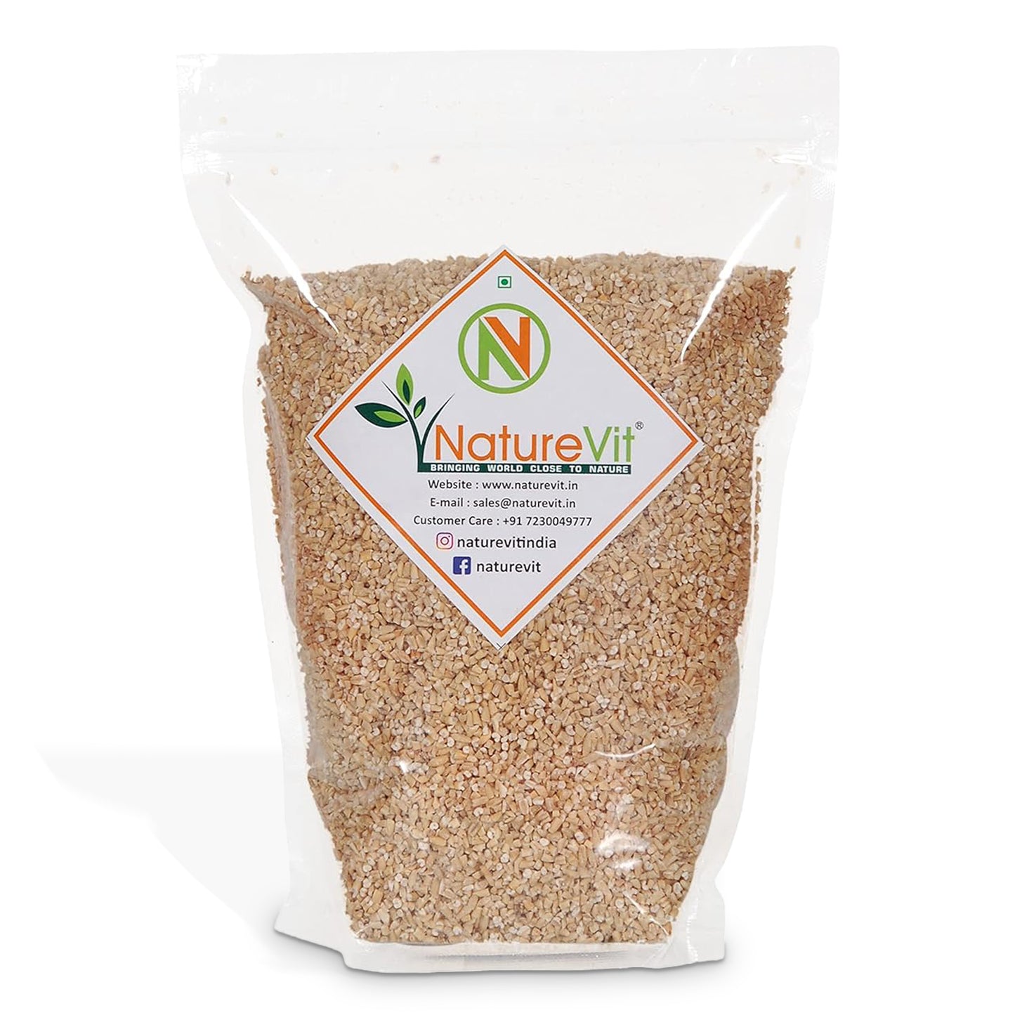 NatureVit Steel Cut Oats – Gluten-Free, High-Fiber Breakfast Cereal for Weight Loss