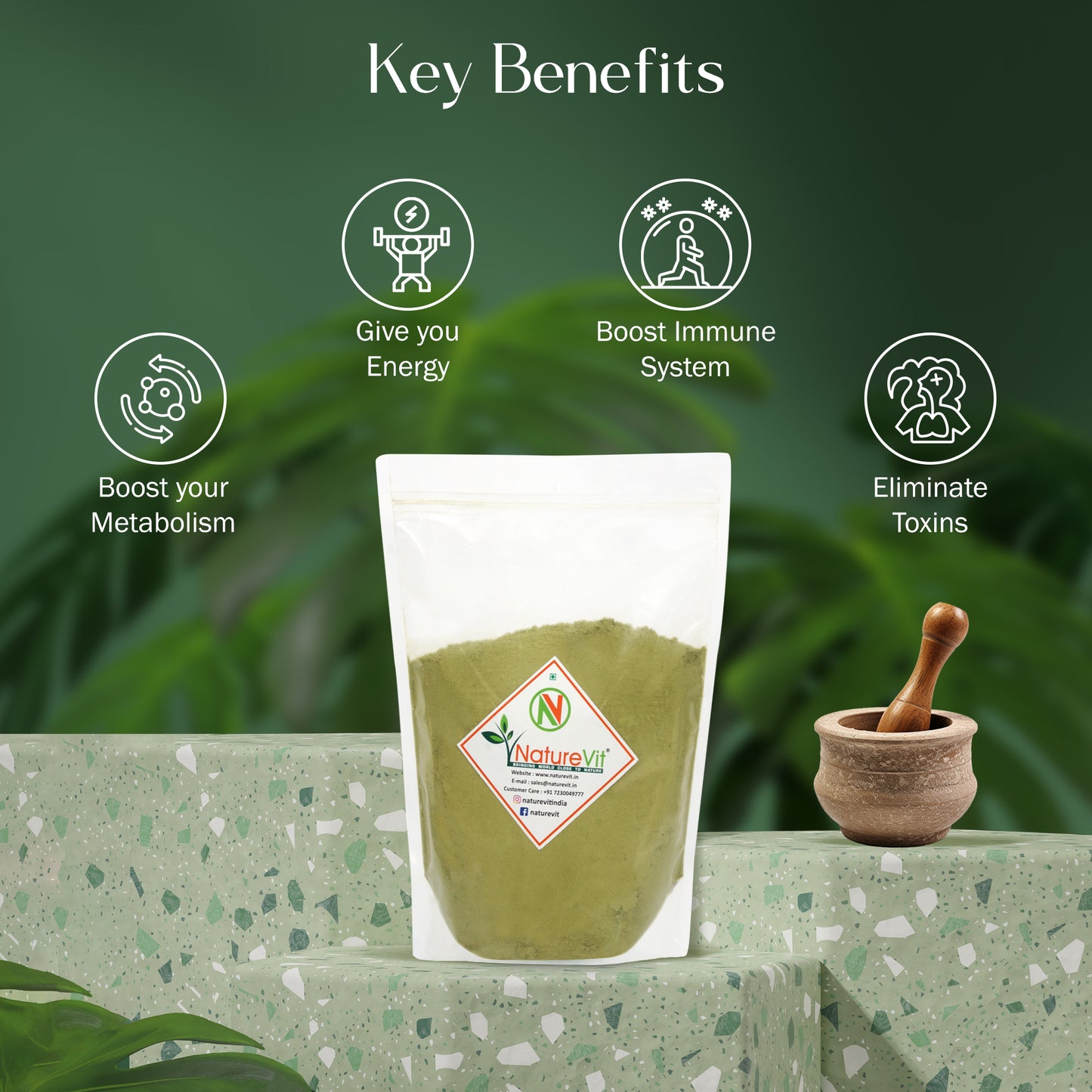 NatureVit Wheatgrass Powder