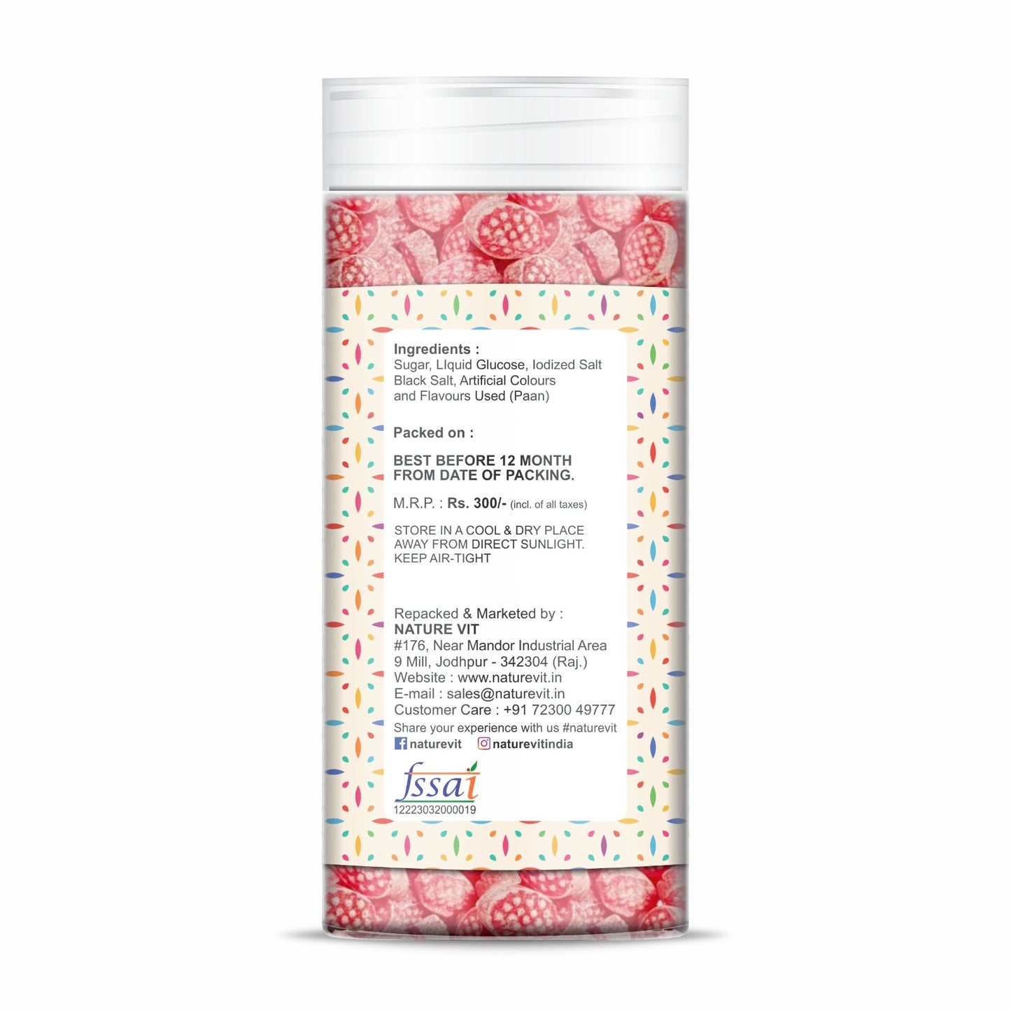 NatureVit Paan Flavour Candy – Instant Paan Mouth Freshener