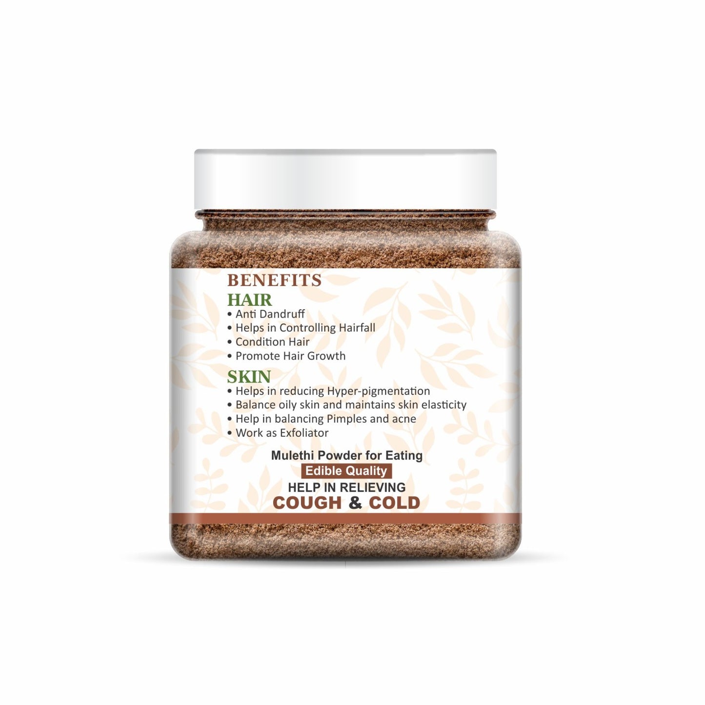NatureVit Mulethi Powder | Yashtimadhu / Licorice Root Powder for Face, Hair & Eating | Edible | Natural & Preservative-Free
