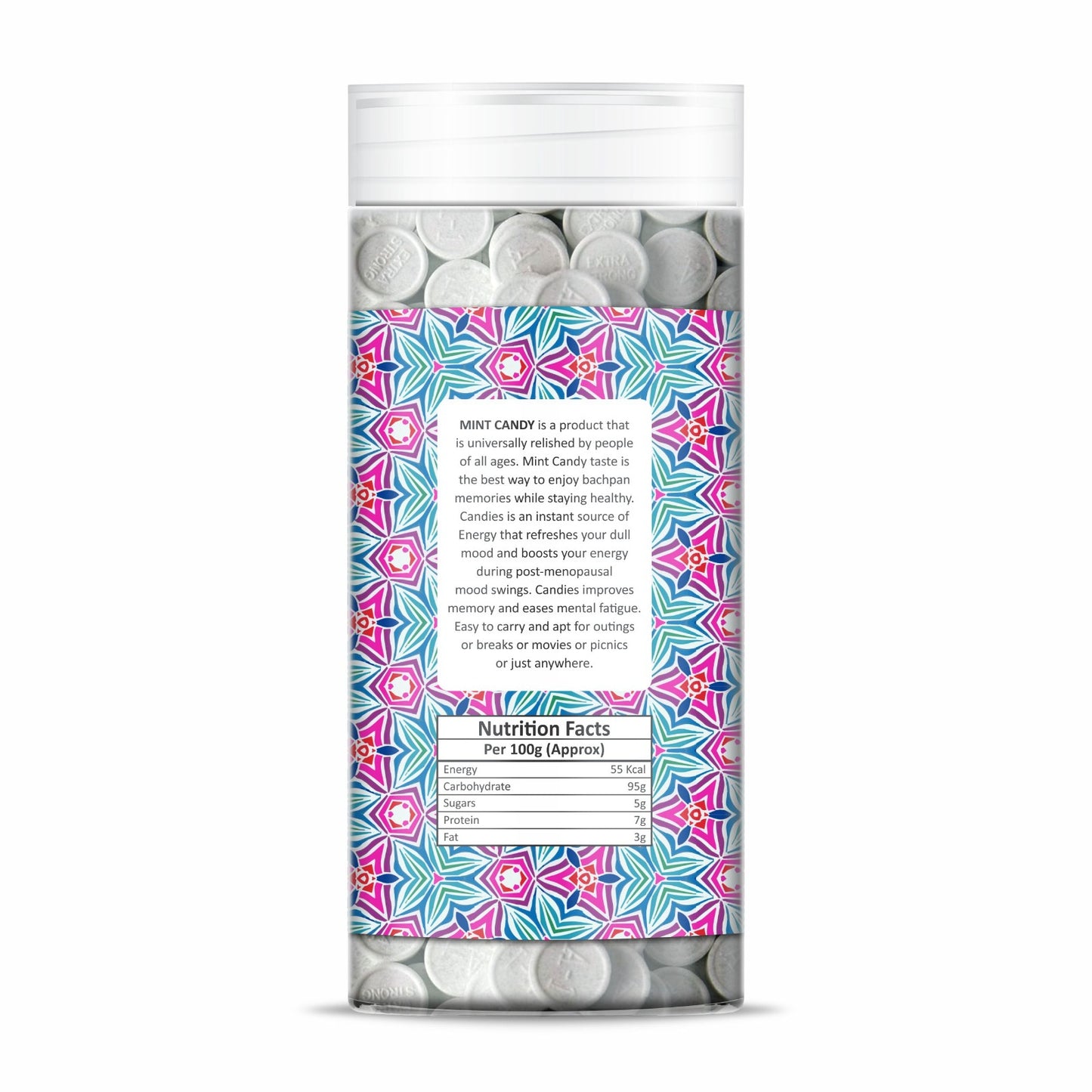 NatureVit Mint Candy – Medium Mint Goli | Refreshing Mouth Freshener