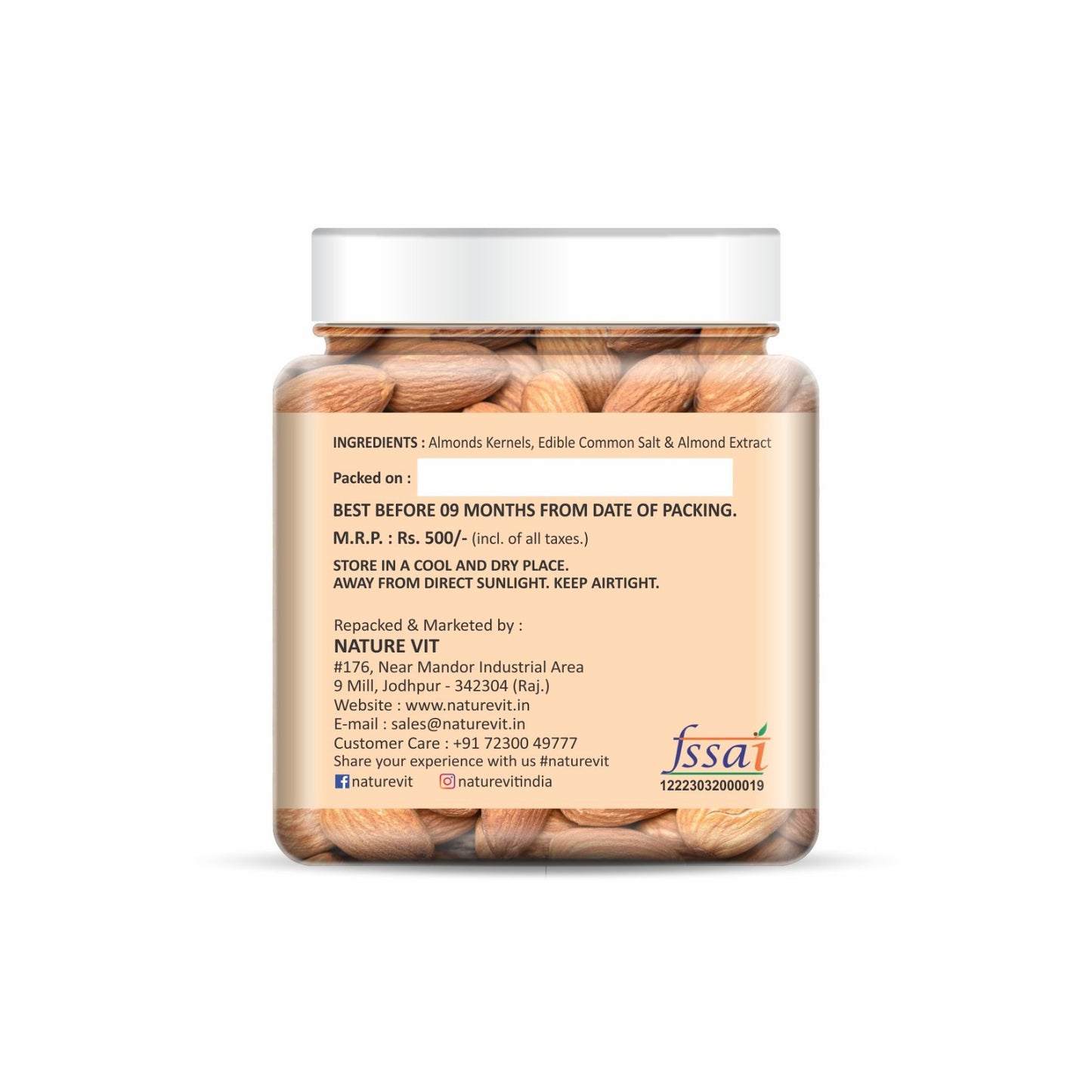 NatureVit Roasted Almonds