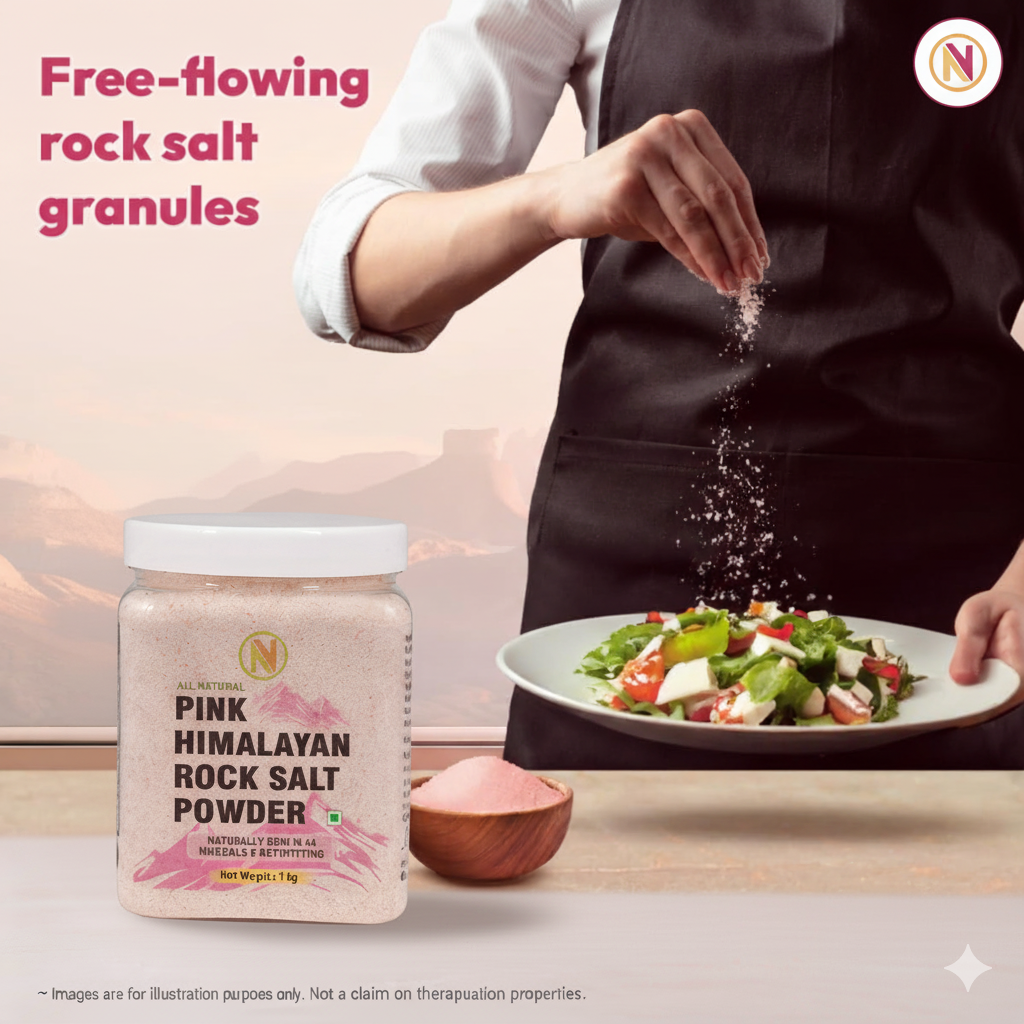 NatureVit Himalayan Pink Rock Salt Powder